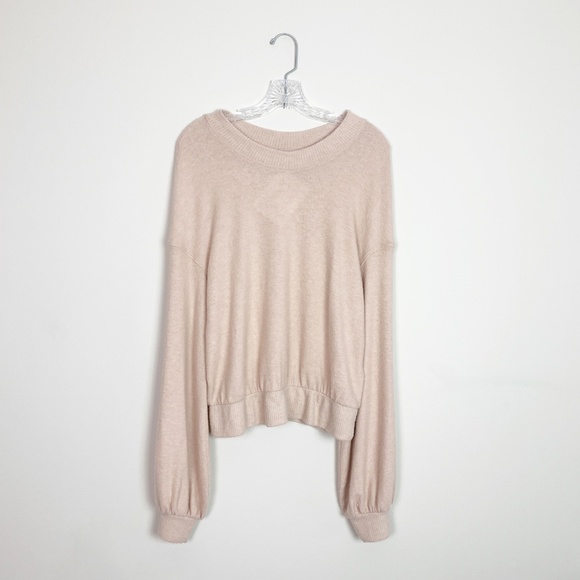 Free People Sweaters - Free People Beach | oversized sweater baby pink XS